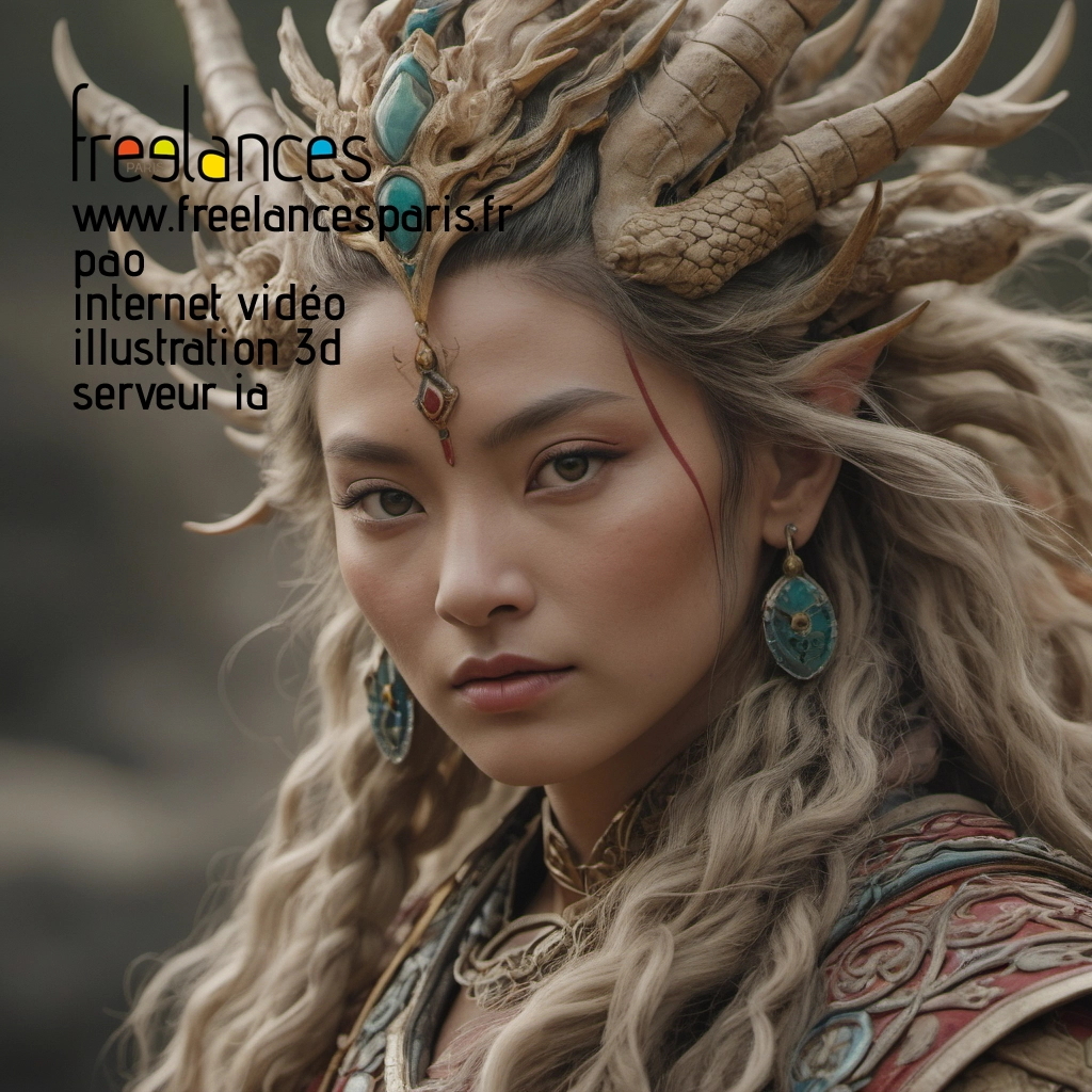 Pao mise en page internet vidéo illustration 3d serveur IA générative AI freelance paris studio de création magazines 8lgmdoe0